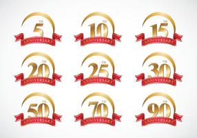 Gratis Anniversary Vector