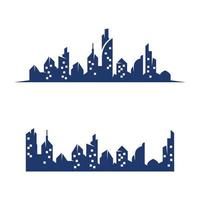 stad skyline achtergrond vector