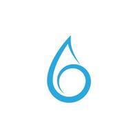 waterdruppel logo sjabloon vector