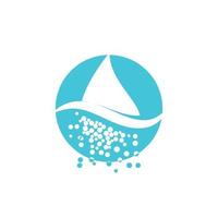 waterdruppel logo sjabloon vector