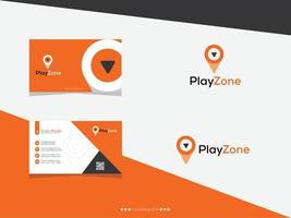 Speel zone logo ontwerp - merk logo ontwerp vector