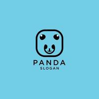 panda logo ontwerp icoon sjabloon vector