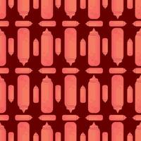 ketchup patroon, illustratie, vector Aan wit achtergrond.
