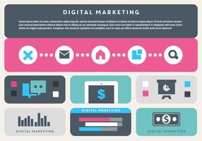 Gratis Digital Marketing Business Vector Elementen