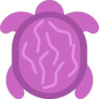 Purper schildpad, illustratie, vector, Aan een wit achtergrond. vector