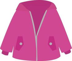 roze jasje, illustratie, vector Aan wit achtergrond.