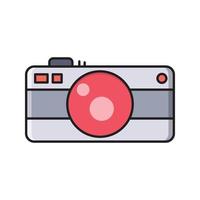 camera vectorillustratie op een background.premium kwaliteit symbolen.vector pictogrammen voor concept en grafisch ontwerp. vector