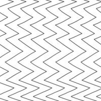 verticaal strepen zigzag naadloos patroon, tekening strepen zwart Aan wit achtergrond, minimalistisch vector achtergrond