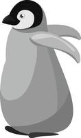 baby pinguïn, illustratie, vector Aan wit achtergrond