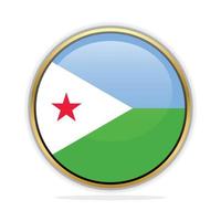 knop vlag ontwerp sjabloon Djibouti vector