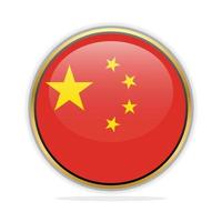 knop vlag ontwerp sjabloon China vector
