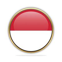knop vlag ontwerp sjabloon Indonesië vector