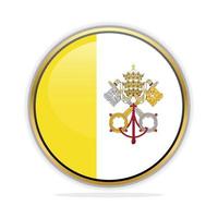 knop vlag ontwerp sjabloon Vaticaan stad vector