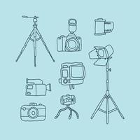 doodled fotografie illustraties vector