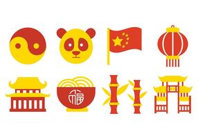 Gratis China Culture Icons Vector