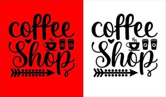 koffie t-shirt ontwerp vector