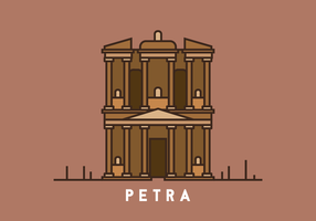 Petra Illustratie vector