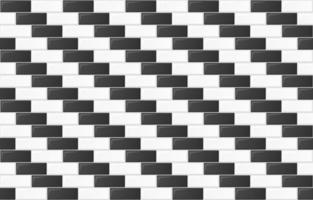 naadloos zwart en wit geruit tegel rechthoek patroon. behang, afdrukken. vector illustratie.