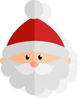 de kerstman claus, illustratie, vector Aan wit achtergrond.