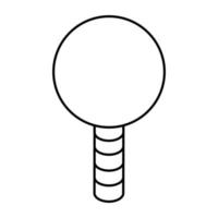 een uniek ontwerp icoon van lolly vector