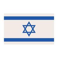 Israëlisch vlag icoon vector