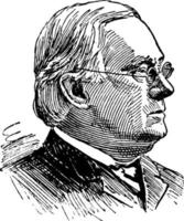 George f. hoer, wijnoogst illustratie vector