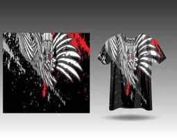 t-shirt sport grunge achtergrond voor extreem Jersey team racing wielersport Amerikaans voetbal gaming backdrop behang vector