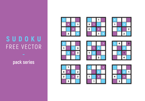 Sudoku Gratis Vector Illustration