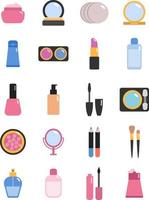 vrouw cosmetica, illustratie, vector Aan een wit achtergrond