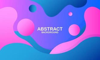 abstract blauw en roze vloeistof achtergrond. vector illustratie