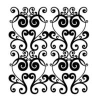 vector damast vintage barokke scroll ornament swirl. Victoriaanse monogram heraldische schild werveling. retro bloemen blad patroon grens gebladerte antieke acanthus kalligrafie gegraveerde tatoeage. naadloos patroon