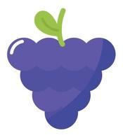 druiven fruit icoon vector