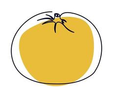 fruit lijn tekening vector