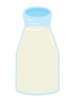 melk fles drank vector