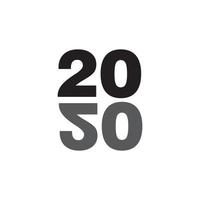 gelukkig nieuw jaar 2020 logo tekst ontwerp vector illustratie - vector