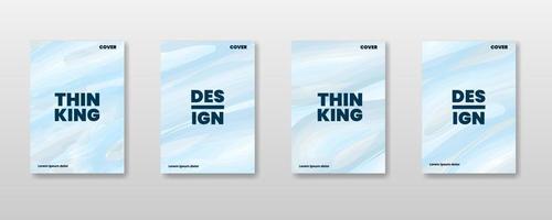 water kleur bedrijf boek Hoes ontwerp sjabloon in a4. aanpasbaar naar brochures, jaar- rapporten, tijdschriften, affiches, bedrijf presentaties, portefeuilles, flyers, spandoeken, websites. vector