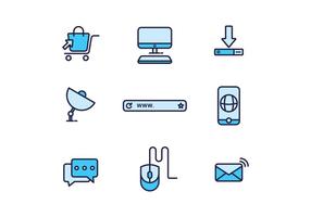 Free Internet Icons vector