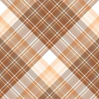 naadloos patroon in gemakkelijk bruin, beige en wit kleuren voor plaid, kleding stof, textiel, kleren, tafelkleed en andere dingen. vector afbeelding. 2
