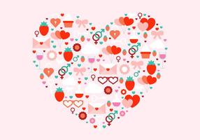 Gratis Valentijnsdag Vector Heart