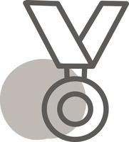 onderwijs medaille, illustratie, vector Aan een wit achtergrond.