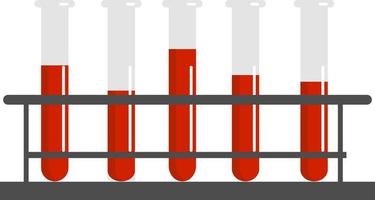 bloed in buizen, illustratie, vector Aan wit achtergrond.