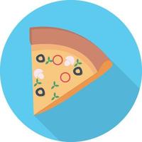 pizza vectorillustratie op een background.premium kwaliteit symbolen.vector iconen voor concept en grafisch ontwerp. vector