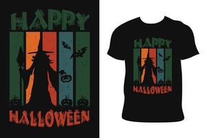 halloween t-shirt ontwerp. halloween t-shirt. halloween t-shirt vrij vector. vector