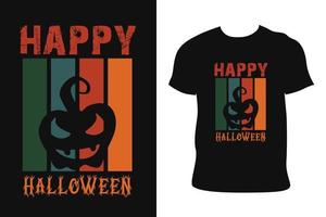 halloween t-shirt ontwerp. halloween t-shirt. halloween t-shirt vrij vector. vector