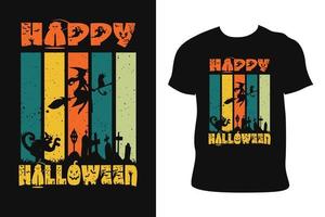 halloween t-shirt ontwerp. halloween t-shirt. halloween t-shirt vrij vector. vector