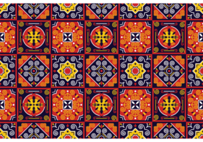 Vector Traditionele Azulejos Pattern