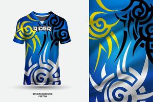 abstract sport- Jersey ontwerp sjabloon mockup vector