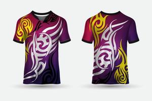 abstract sport- Jersey ontwerp sjabloon mockup vector