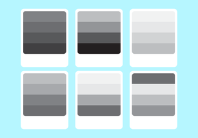 Het kleurenpalet van Grey Gradient Vector