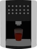 koffie machine, illustratie, vector Aan wit achtergrond.